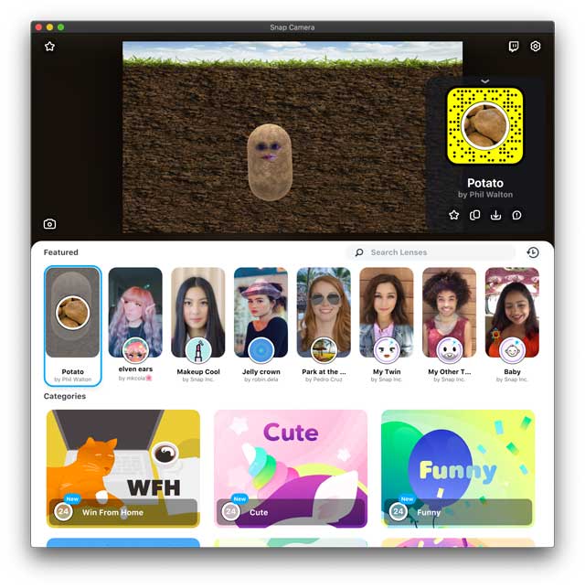 snapchat mac app -bluestacks -emulator